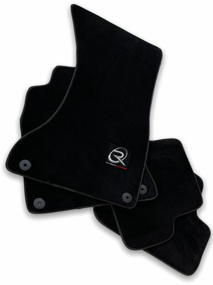 Luxury Black Carpet Floor Mats for Audi Q7 (2016-2022) 4M LHD