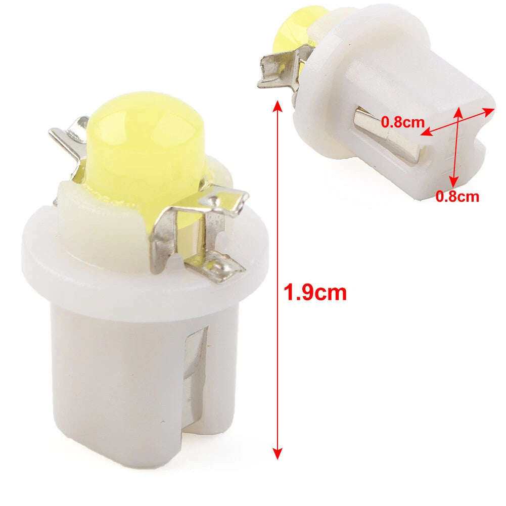 T5 B8.5D 5050 1SMD LED Dashboard Light Bulb for Car (12V)