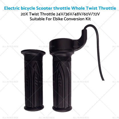 Twist Speed Throttle 12V 24V 36V 48V 72V for Electric Bike Scooter