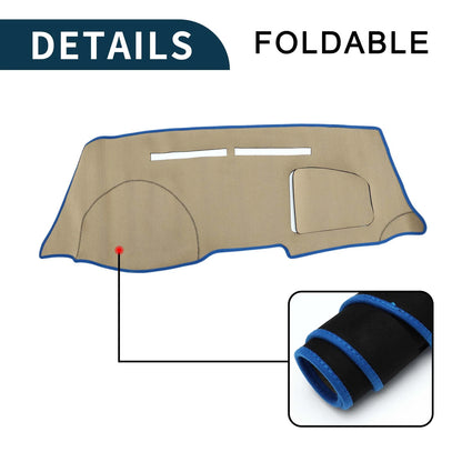 Dashboard Cover Mat for Nissan Note E12 2012-2020 Black Blue