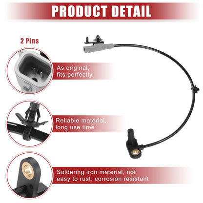 Rear Right ABS Wheel Speed Sensor for Infiniti Q50 (14-20)