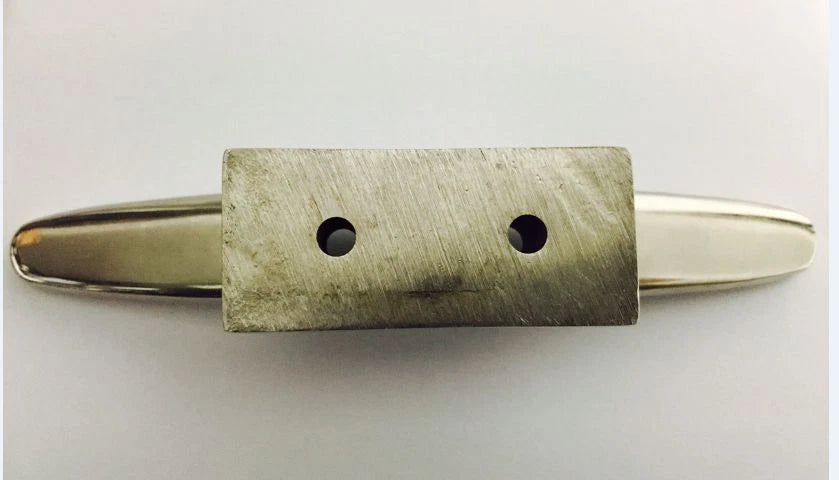 Boat Cleats x2 Narrow Base 316 Stainless Steel Heavy Duty 150mm