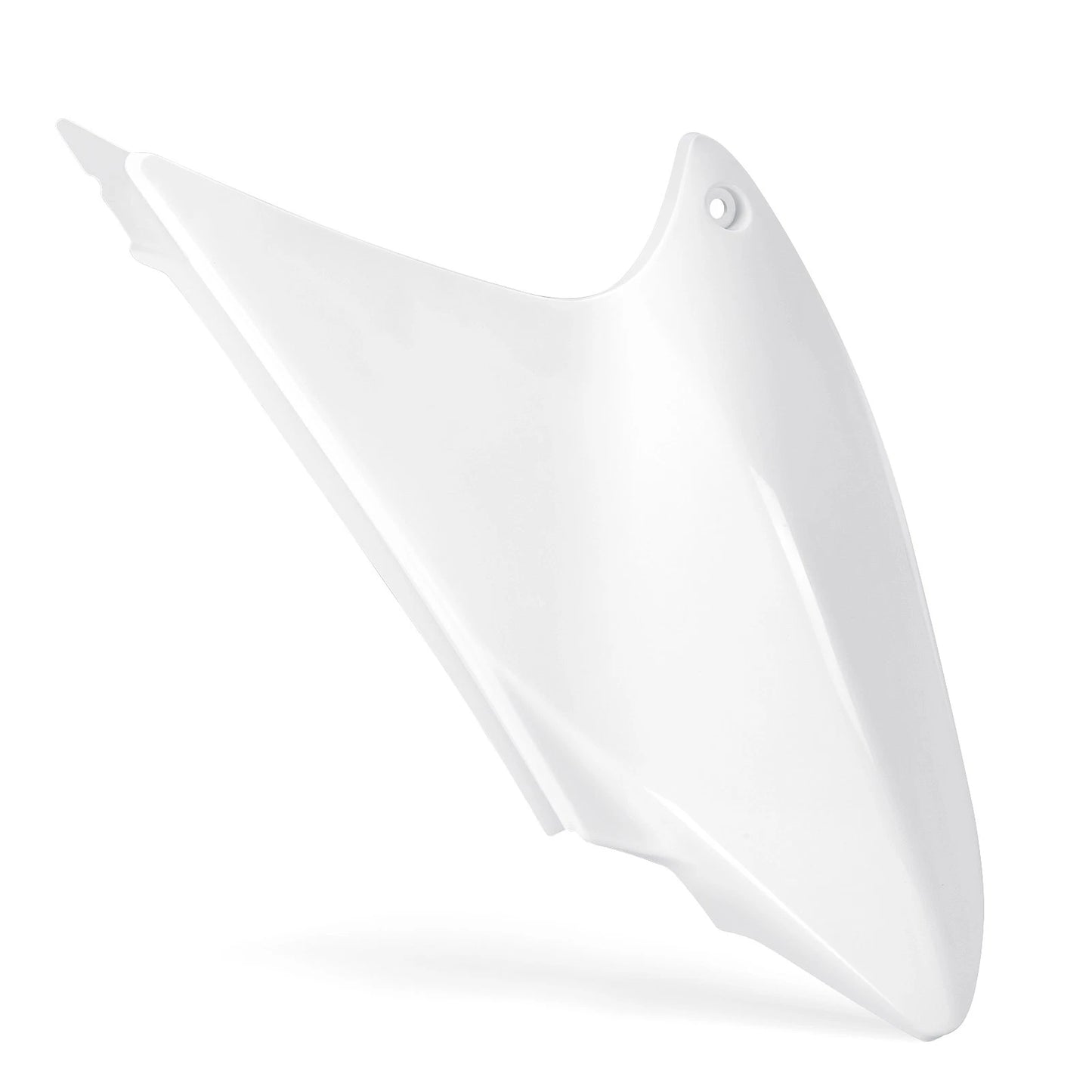 White Right Side Number Plate Cover for Honda CRF230F (2004–2009)