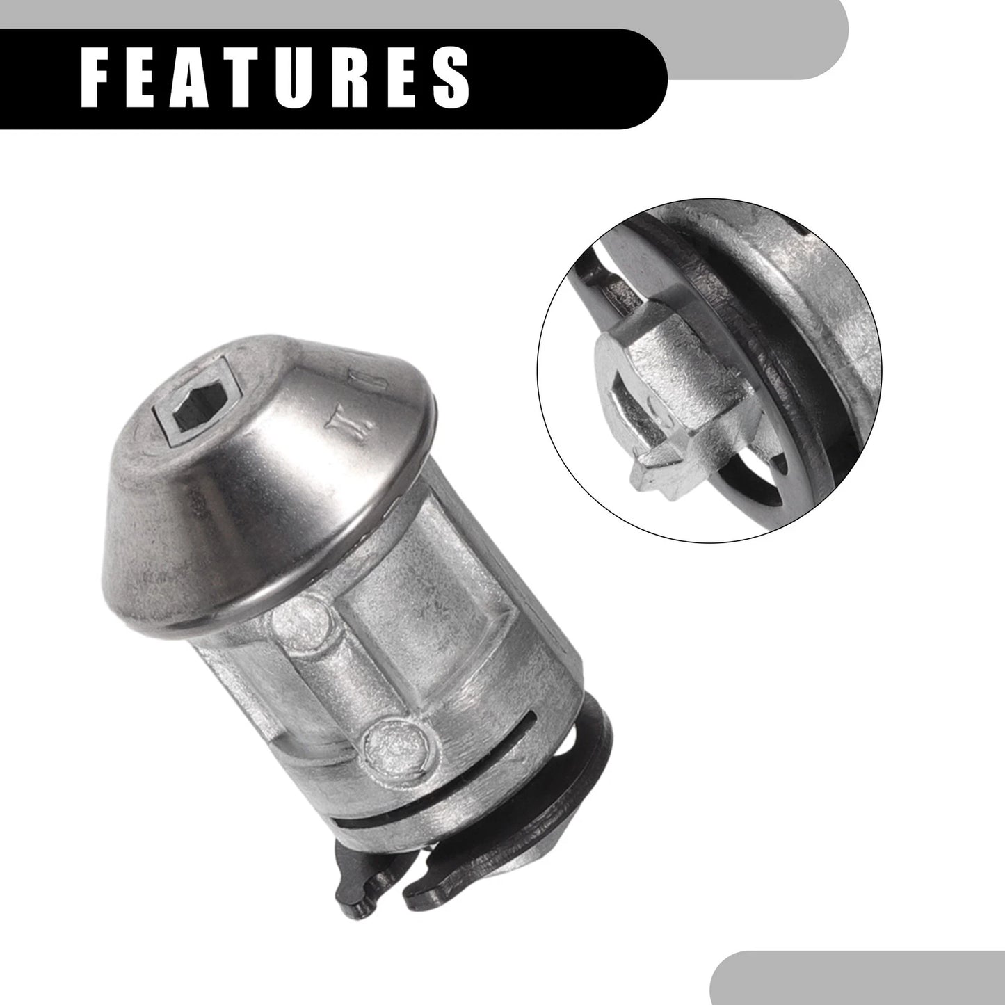 Ignition Lock Cylinder w/ Keys for Ford Transit Connect (2002-2013)