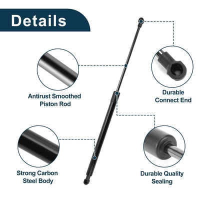 Rear Hatch Lift Supports 2 x Gas Springs for Toyota Avensis Mk2 (2003-2008)