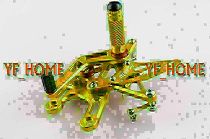 Gold Adjustable Rearset Footpeg for Kawasaki Ninja ZX10R (2008-2010)