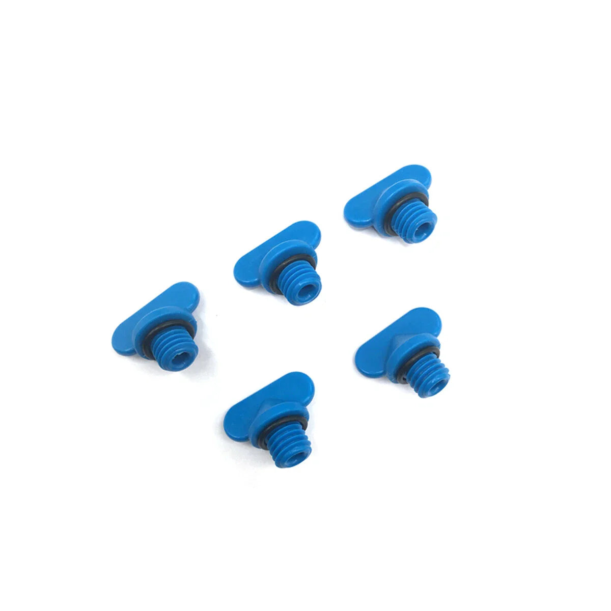 Blue Drain Plugs 5 x Pack for Mercruiser Manifold & Block