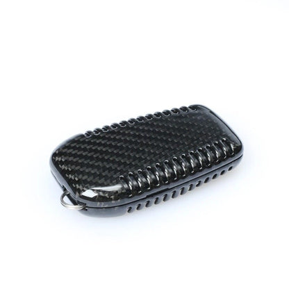 Carbon Fiber Key Cover for Toyota Fortuner Hilux Prado Highlander (2015-2023)