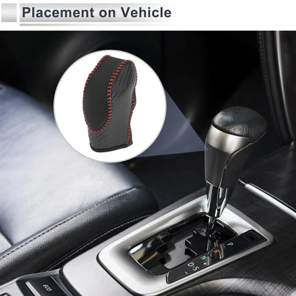 Black Carbon Fiber Gear Shift Knob Cover for Ford