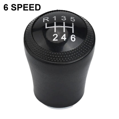Shift Knob Black PU Leather for Audi A4 B5 C5 (1994–2005)