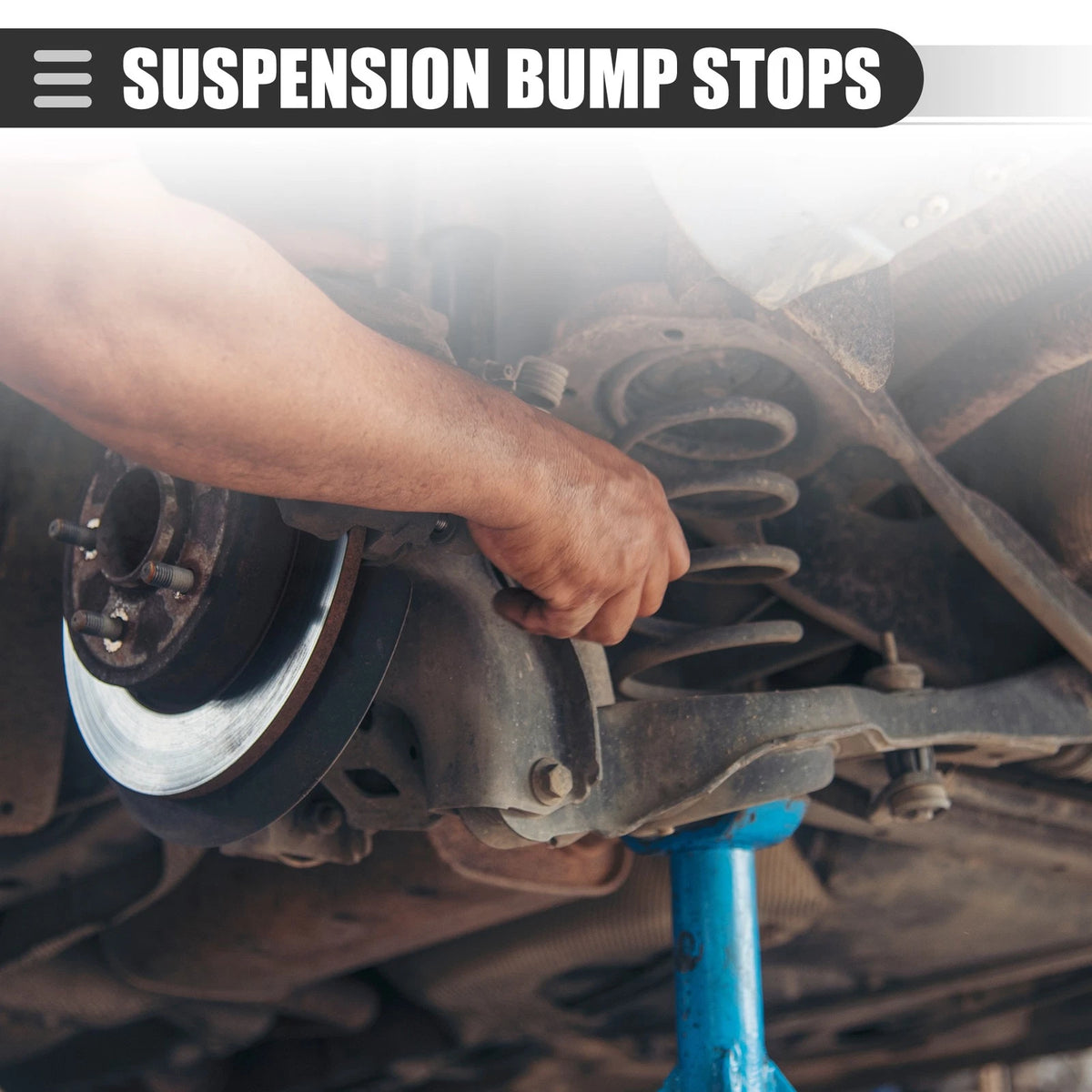 Rear Suspension Bump Stop for Honda HR-V 2016-2020 (2 x) Black