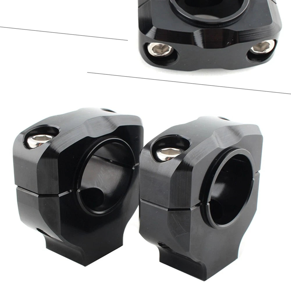 28mm CNC Motorcycle Universal Handlebar Fat Bar Riser Mount Clamp