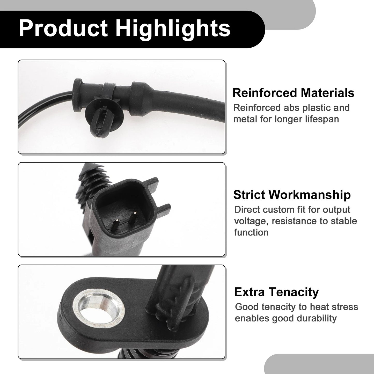 ABS Wheel Speed Sensor Kit for Dodge - 1 x Rear Left/Right ()