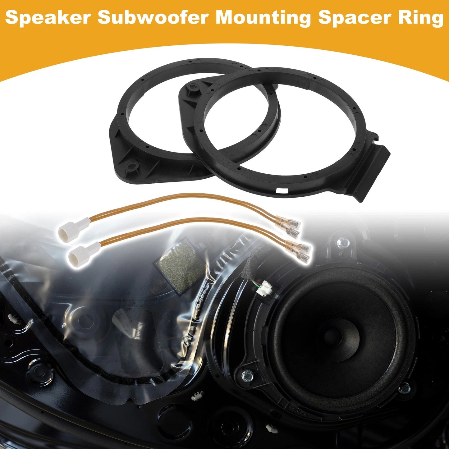Speaker Spacer Ring Tweeter Adaptor 2 x for Buick Envision (2020–2021)
