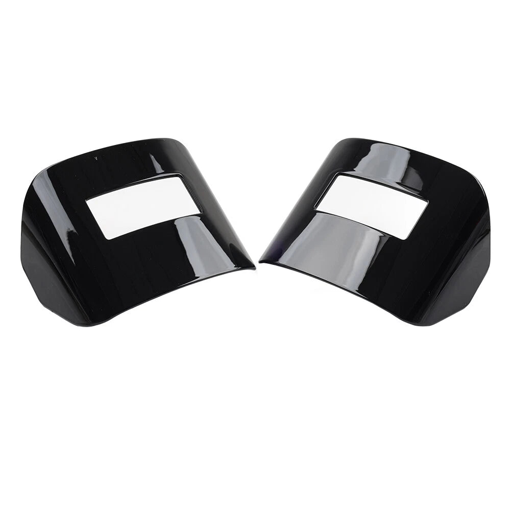 Black Tail Light Visor Covers for Harley Tri Glide FLHTCUTG, Street Glide FLHXXX