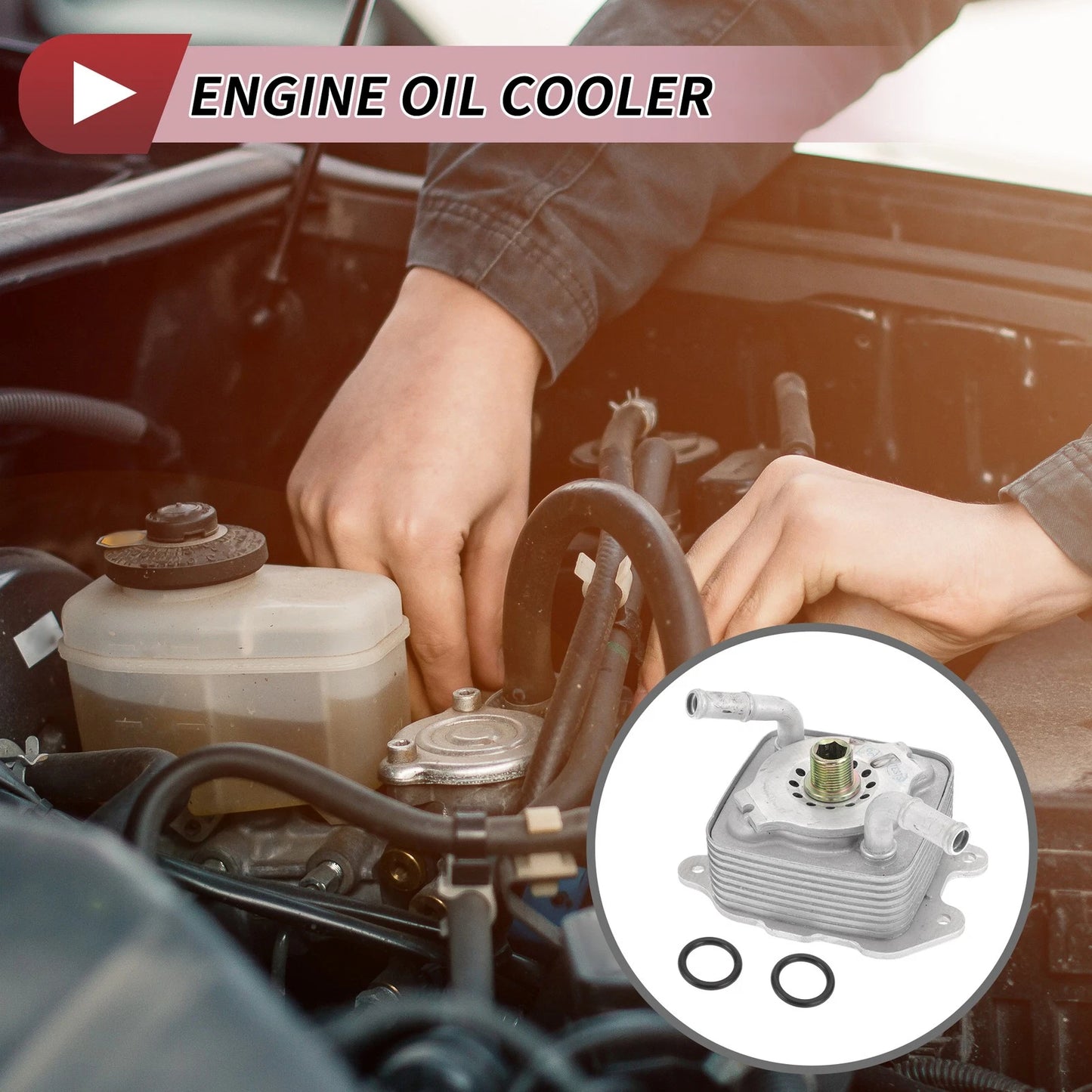 Engine Oil Cooler Trans Cooler Nissan TITAN (2017 - 2019)