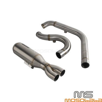 Exhaust Muffler Pipe System for Harley Softail '18-Up Slim FLSL Fat Bob
