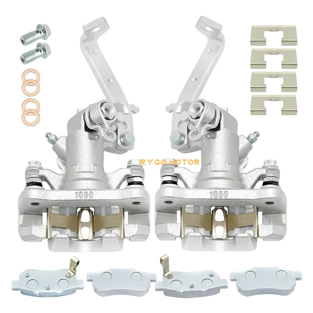 2 x Rear Brake Calipers w/Ceramic Pads for Honda Big Red MUV700 (2009–2013)