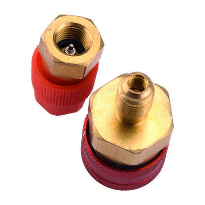 Quick Coupler Adapter for R1234yf to R134A High Side Low Side Conversion