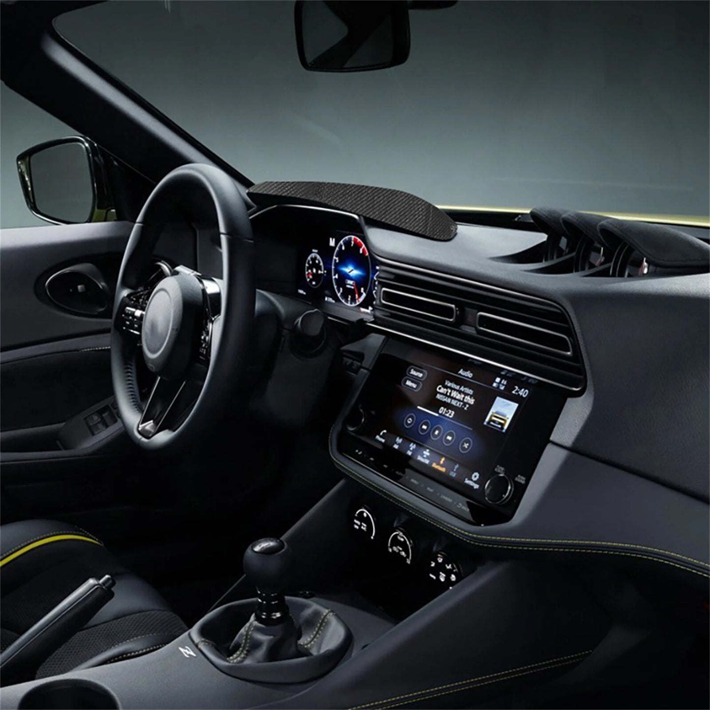 1x Dash Pad Trim Cover for Nissan Z (2023-2025) Carbon Fiber
