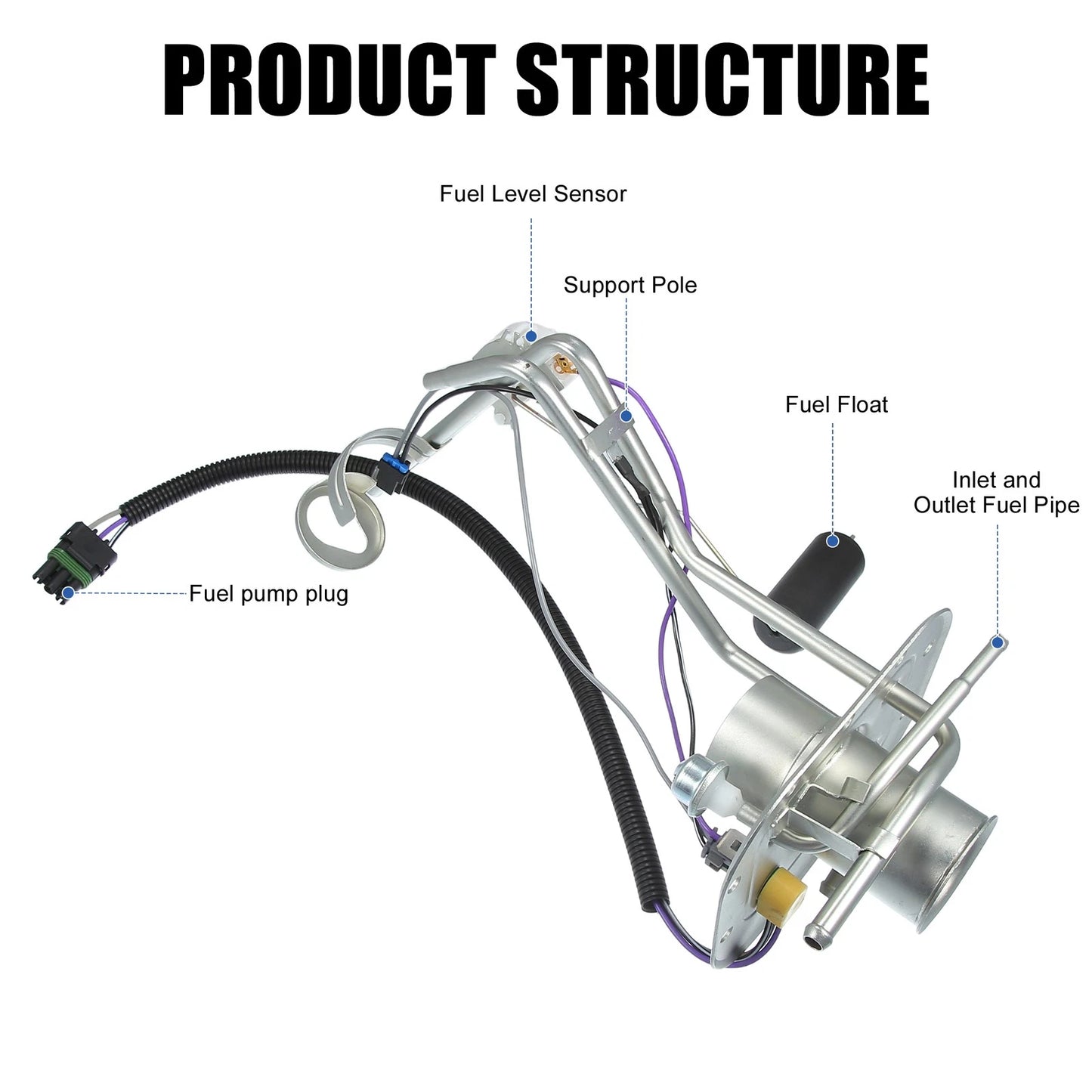 Fuel Pump Sender Sending Unit Assembly 5.7L for Chevy Corvette