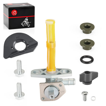 Fuel Valve Petcock & Fuel Mark Plate for Honda TRX450R TRX450ER (2004–2007)