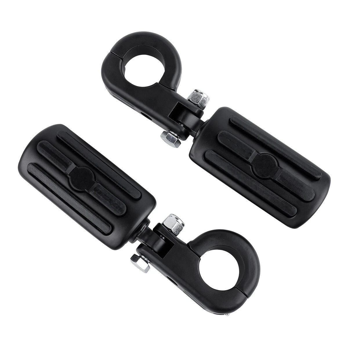 1-1/4" Highway Bar Foot Pegs Clamps for Harley Touring Electra Road Glide (2009-2023)