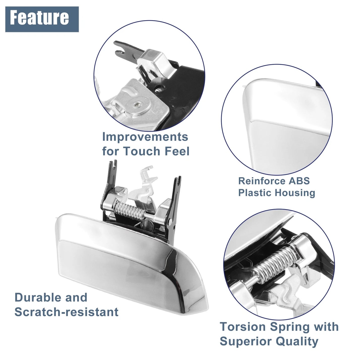 Rear Left Auto Exterior Door Handle for Nissan Pathfinder (2005-2007)