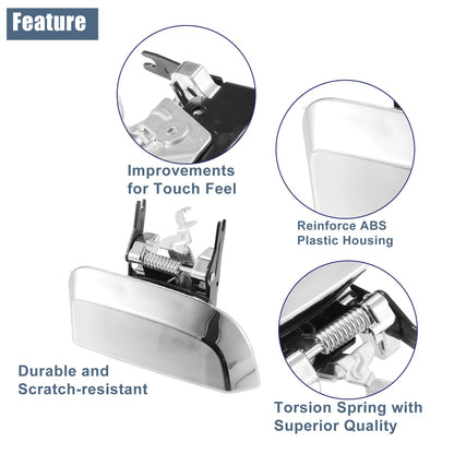 Rear Left Auto Exterior Door Handle for Nissan Pathfinder (2005-2007)