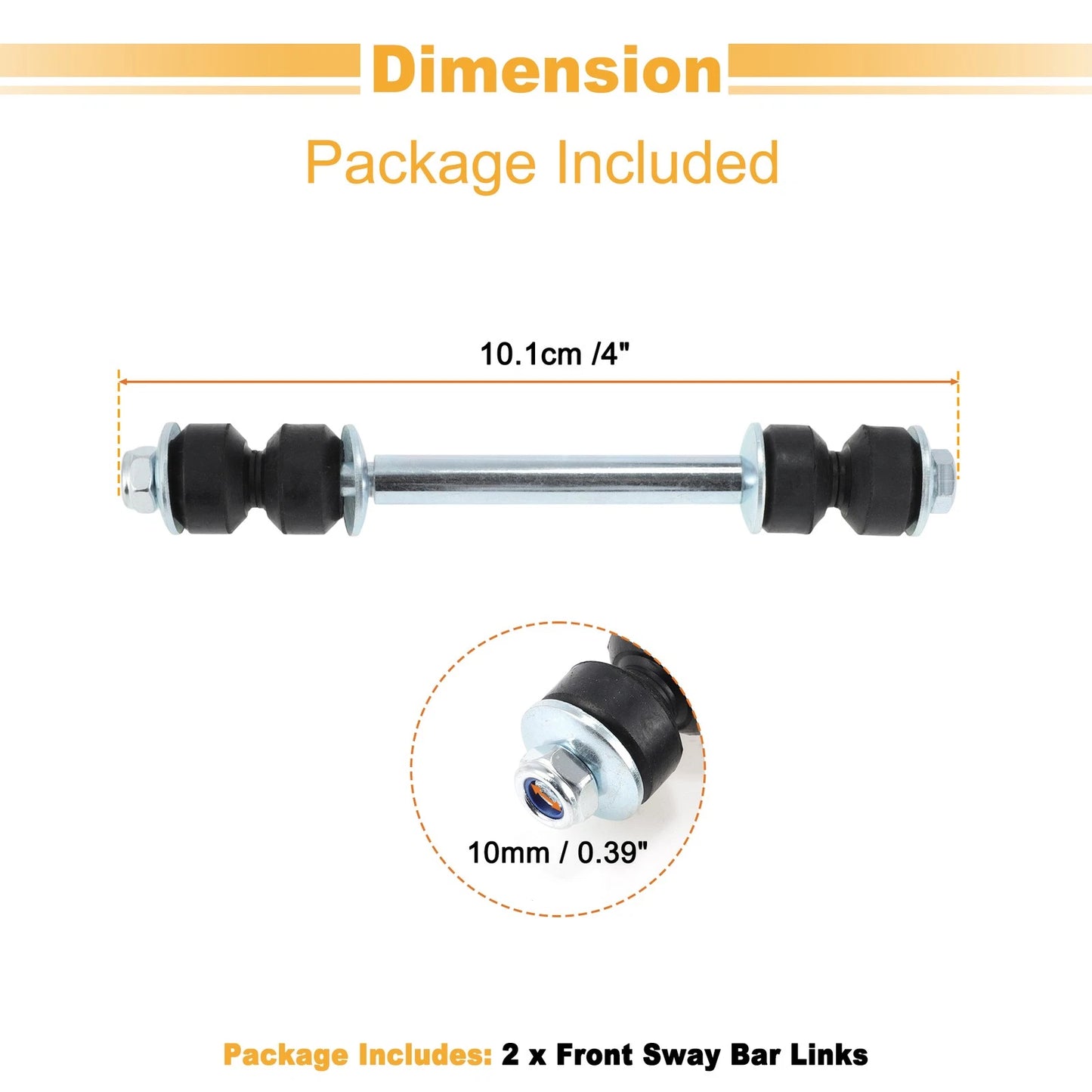 End Link Stabilizer Kit for Chevrolet Silverado 1500 2500 3500 HD