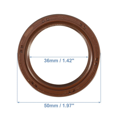 2 x Engine Crankshaft Oil Seals for Toyota Camry (1984-2001)