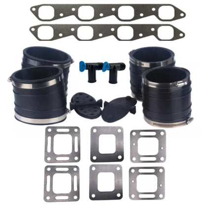 Exhaust Bellow Gasket Kit for MerCruiser V8 330-370 (4")
