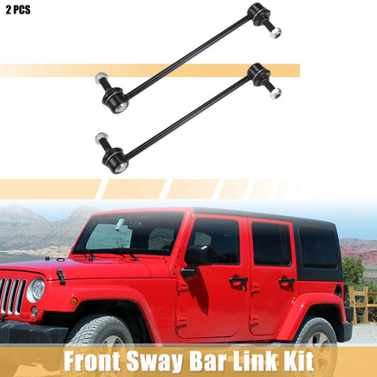 2 x Front Stabilizer Sway Bar Links for Fiat 500X, Jeep Compass (2016-2019)