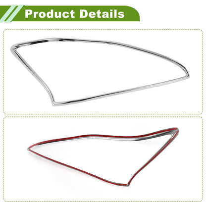 Front Left Right Headlight Trim Bezel for Lexus RX330 (2004-2009) Silver Tone