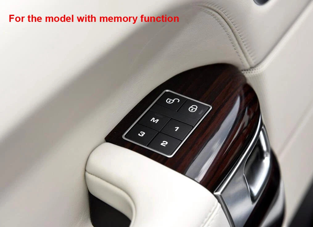 Carbon Interior Door Lock Buttons Cover Trim For Range Rover Sport 2014-2018