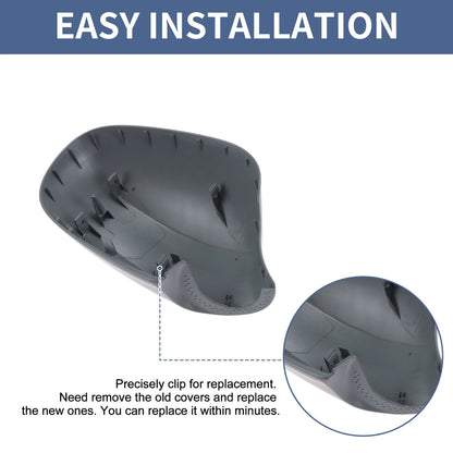 Left Passenger Side Mirror Cover Cap for BMW 3 Series E90 E91 (2006-2013)