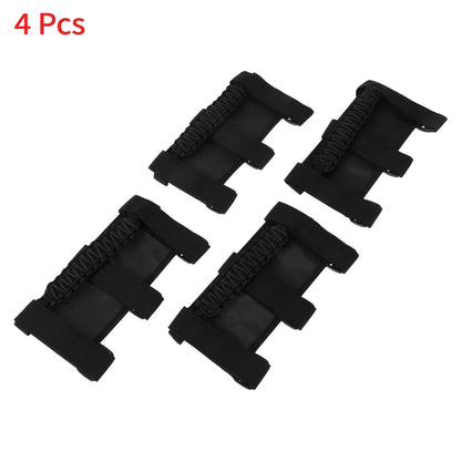 Roll Bar Grab Handles for Jeep Wrangler (1955-2023) Black