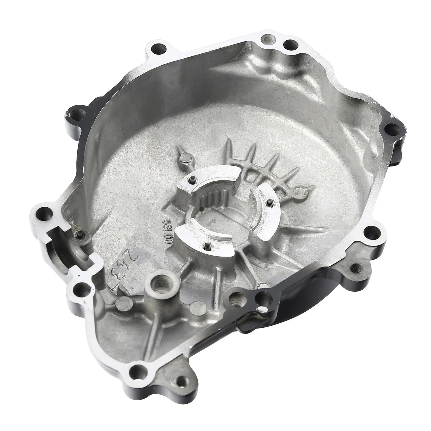 Left Engine Stator Cover Crankcase for Yamaha YZF-R6 Black (2003 - 2005)