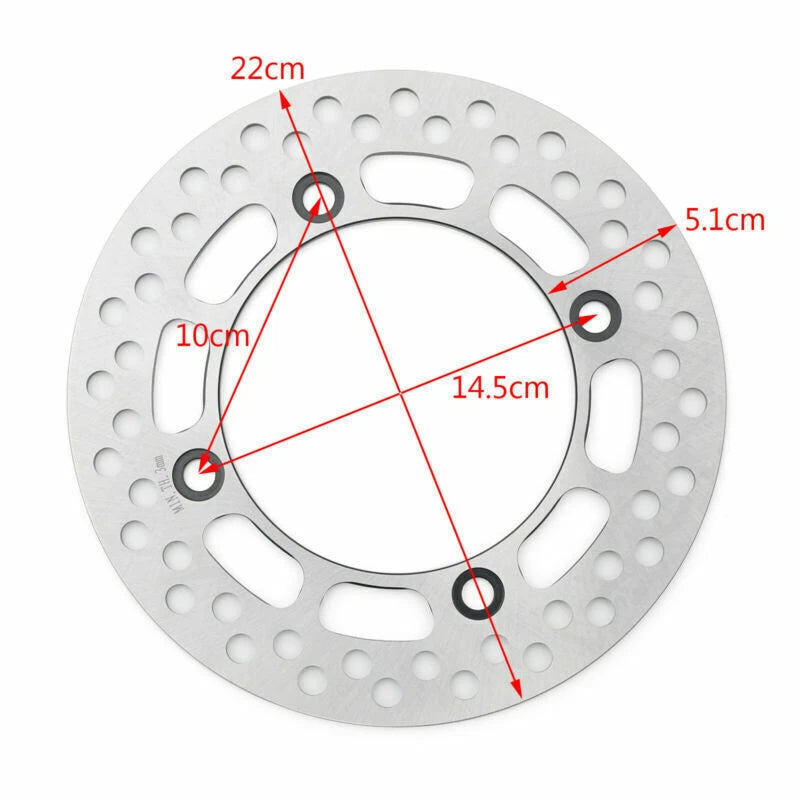 Rear Brake Disc Rotor for Suzuki DR350/TS125/TS200 (1990-1999)