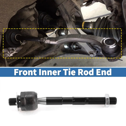 Front Inner Tie Rod End Links for Kia Sorento, Hyundai Santa (2003-2020)