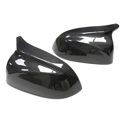 Carbon Fiber Side Mirror Cover Caps for BMW X3 X4 X5 G01 G02 G05 (2018-2024)