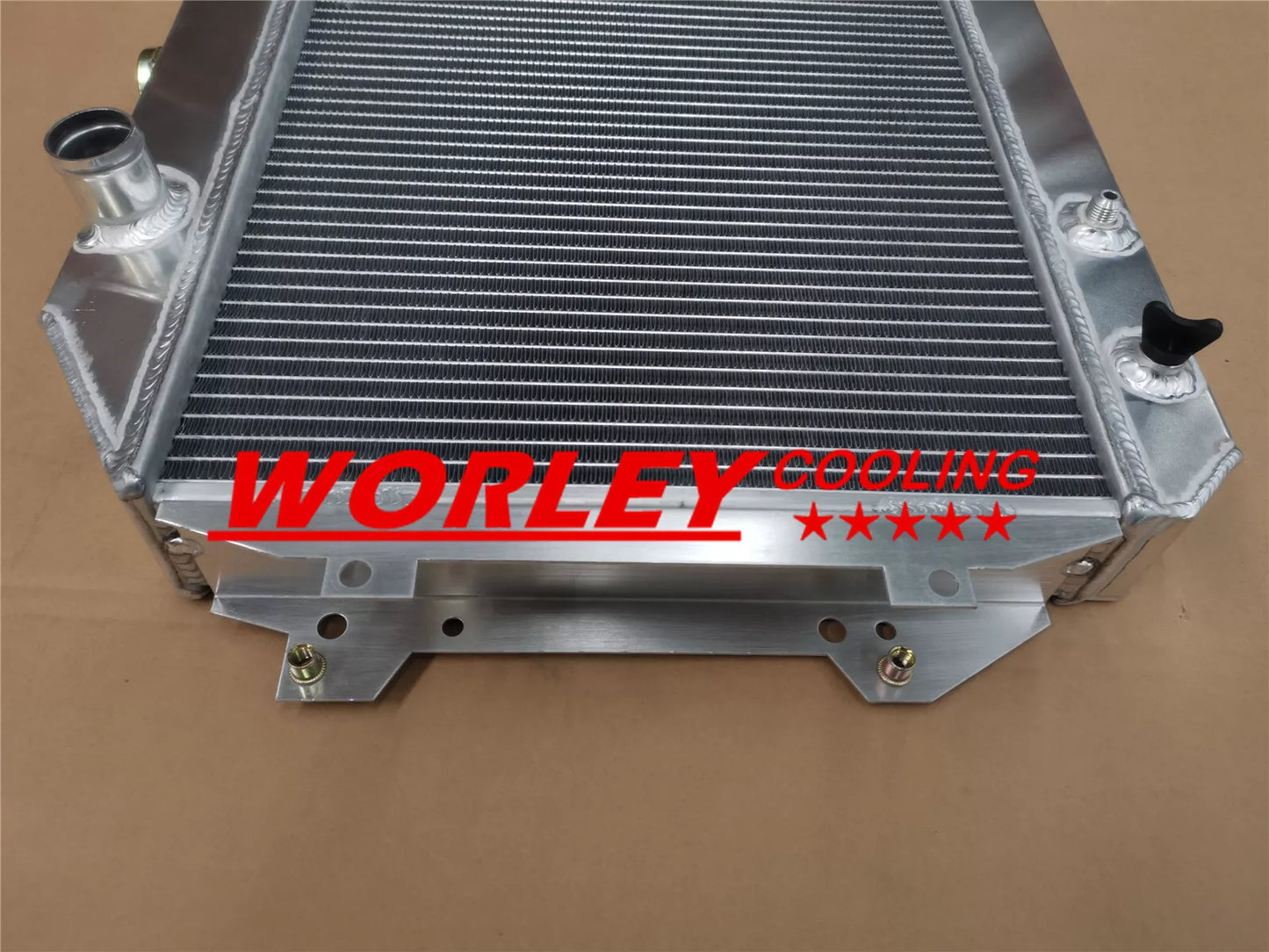 3 Row Aluminum Radiator & Fans for Datsun 240Z L24 2.4L L6 (1970-1973)