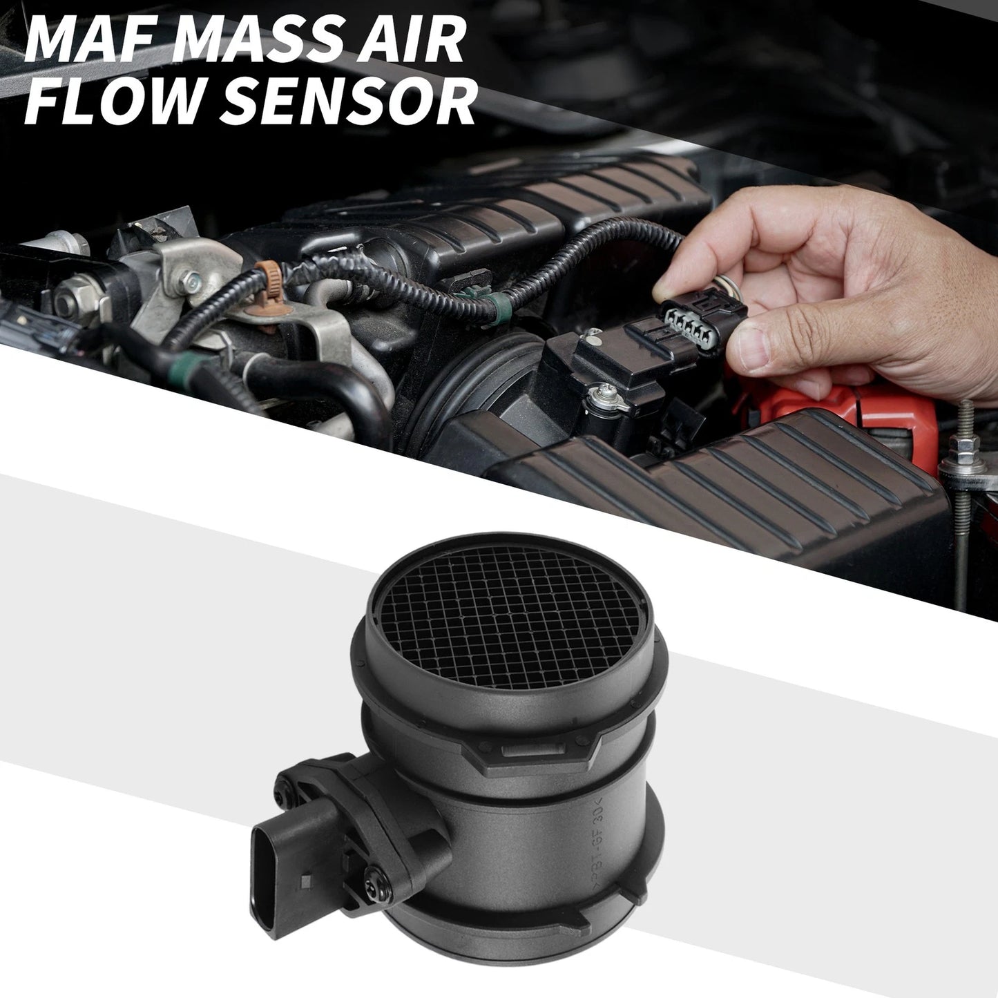 Mass Air Flow Sensor Assembly for Porsche Cayenne V6 3.2L