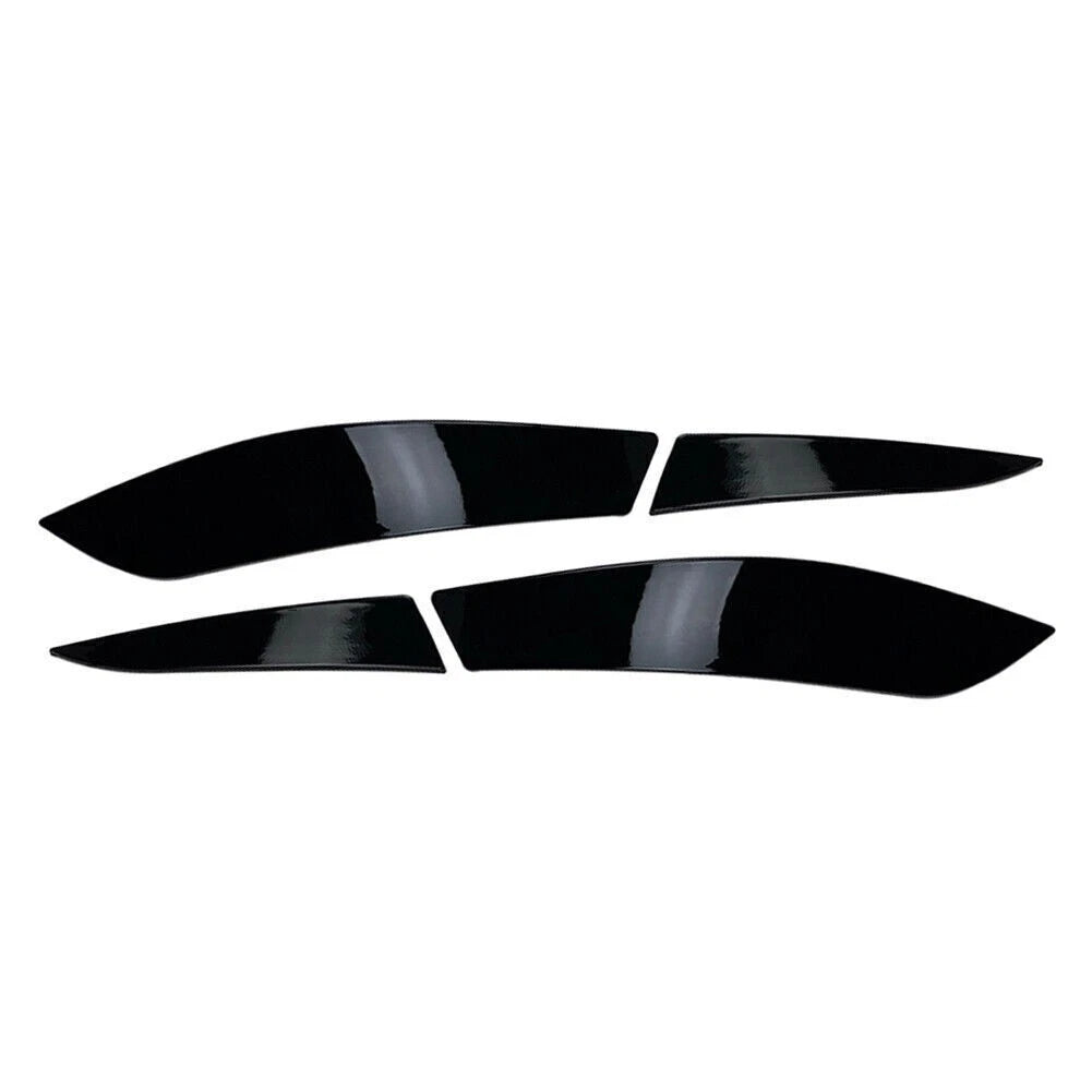 Rear Tail Light Eyebrow Cover Trim for VW Golf 6 MK6 2008-2013 Glossy Black