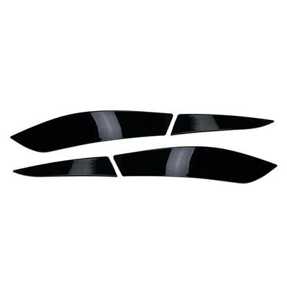Rear Tail Light Eyebrow Cover Trim for VW Golf 6 MK6 2008-2013 Glossy Black