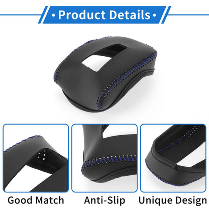 Car Gear Shift Knob Cover for Mitsubishi Outlander (2022-2023) Black Blue