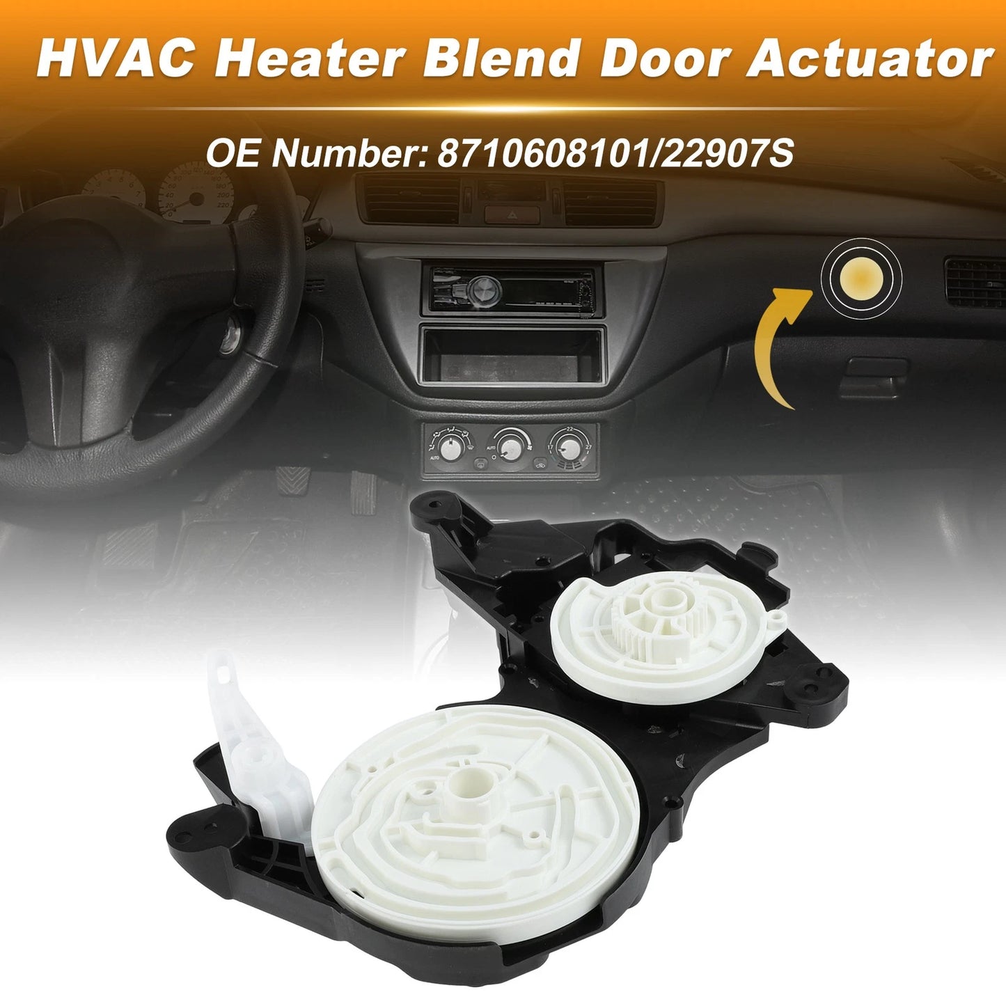 Actuator HVAC Heater Blend Door for Toyota Sienna (2011–2020)