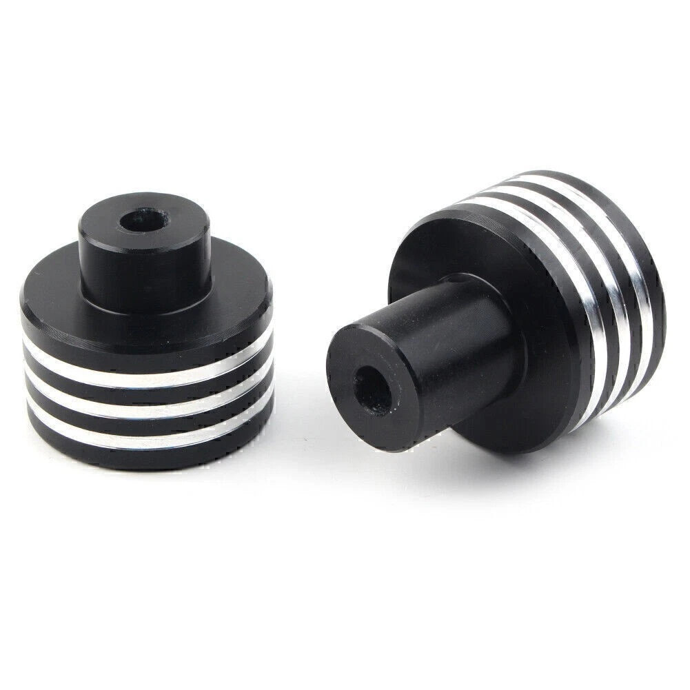 Handle Bar End Plug for Honda Rebel 500 CMX500 300 CMX300 (2017-2019) Black/Silver