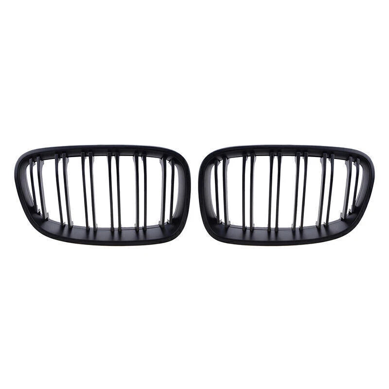 Matte Black Front Kidney Grilles for BMW F20/F21 2011-2014 (2011-2014)