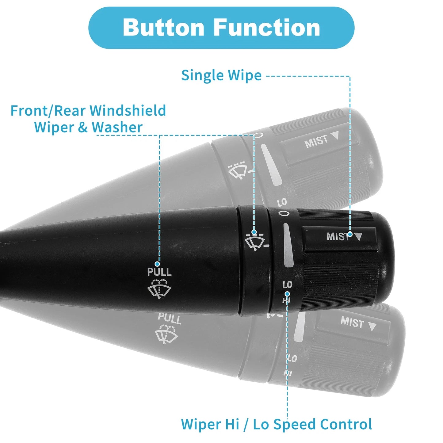 Windshield Wiper Control Switch for Chrysler 200 (2011-2014)